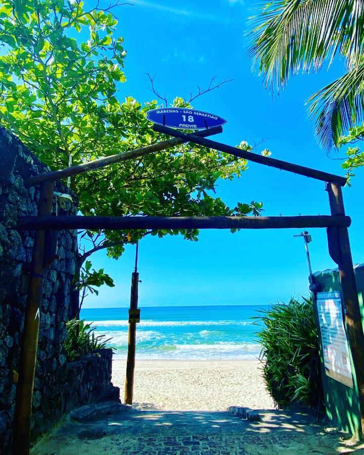 Maresias, Chale H29 Em Condominio De Frente A Entrada 18 Da Praia E Dentro Da Mata Atlantica Sao Sebastiao  Eksteriør billede